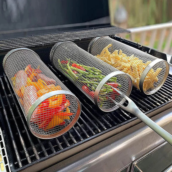 BBQ Stainless Steel Rolling Grilling