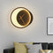 Minimalist LED wall Lamp With Clock